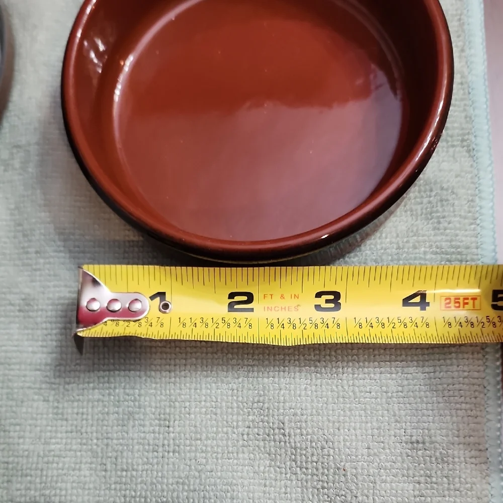 Brown and Black Dog Bowls Set